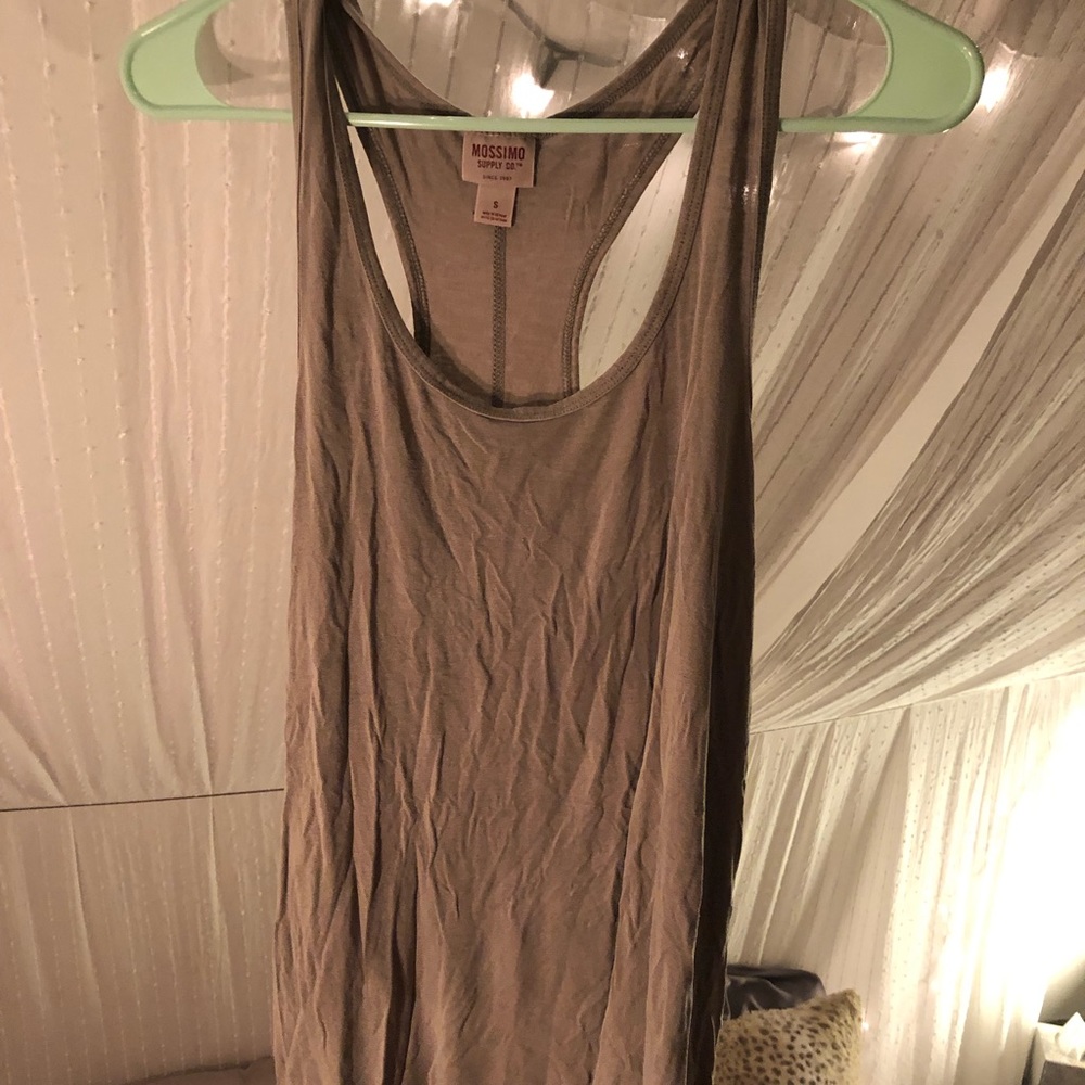 olive green racerback tank